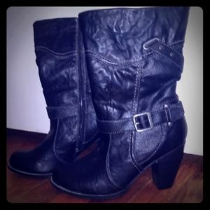 🖤 NWOB Prima Faux Leather Boots Size 6.5 🖤
